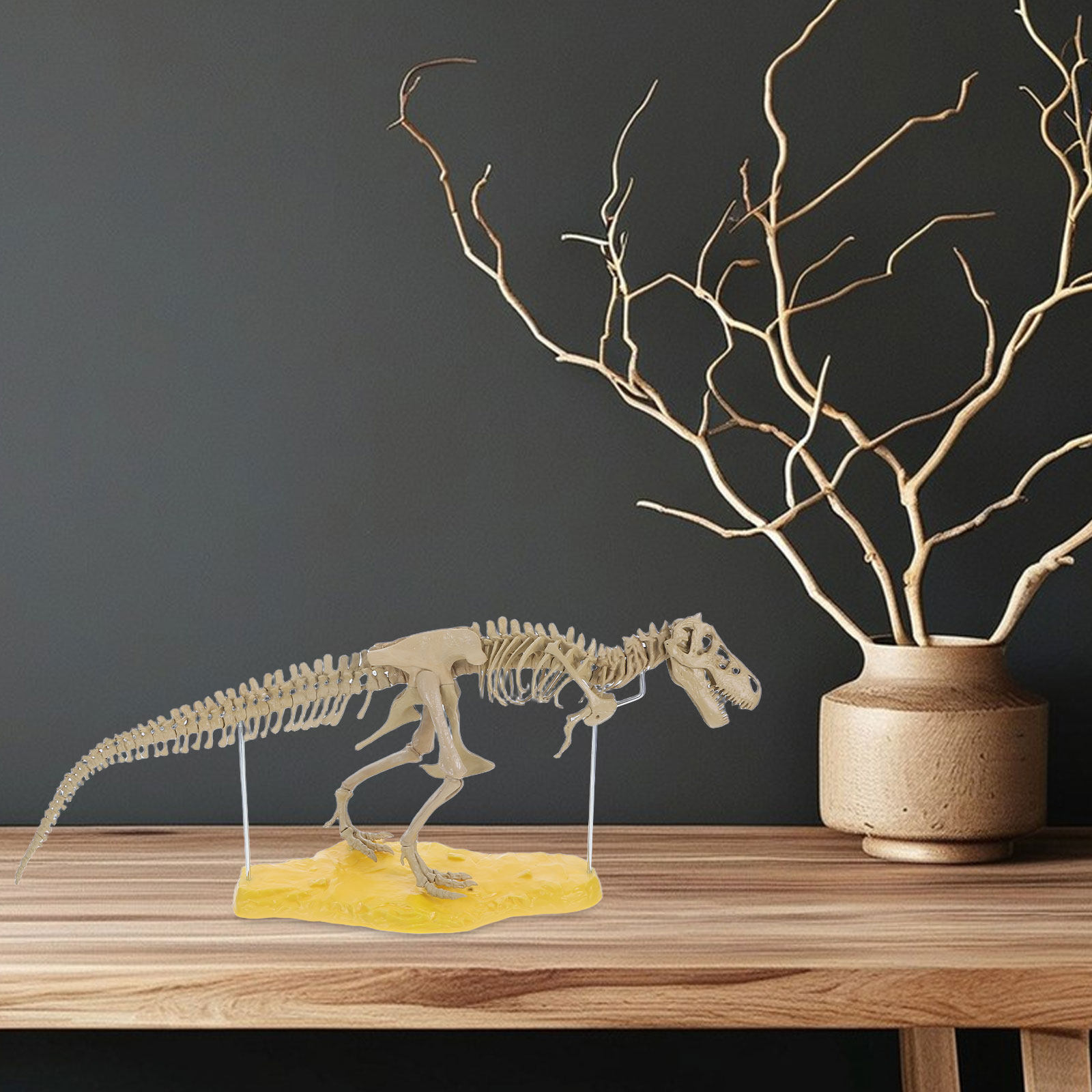 Art Craft Dinosaurs - ชุดประกอบไดโนเสาร์ PVC 1 ชุด โครงสร้างกระดูกสมจริงสำหรับเด็ก กิจกรรมงานฝีมือเพื่อการศึกษา