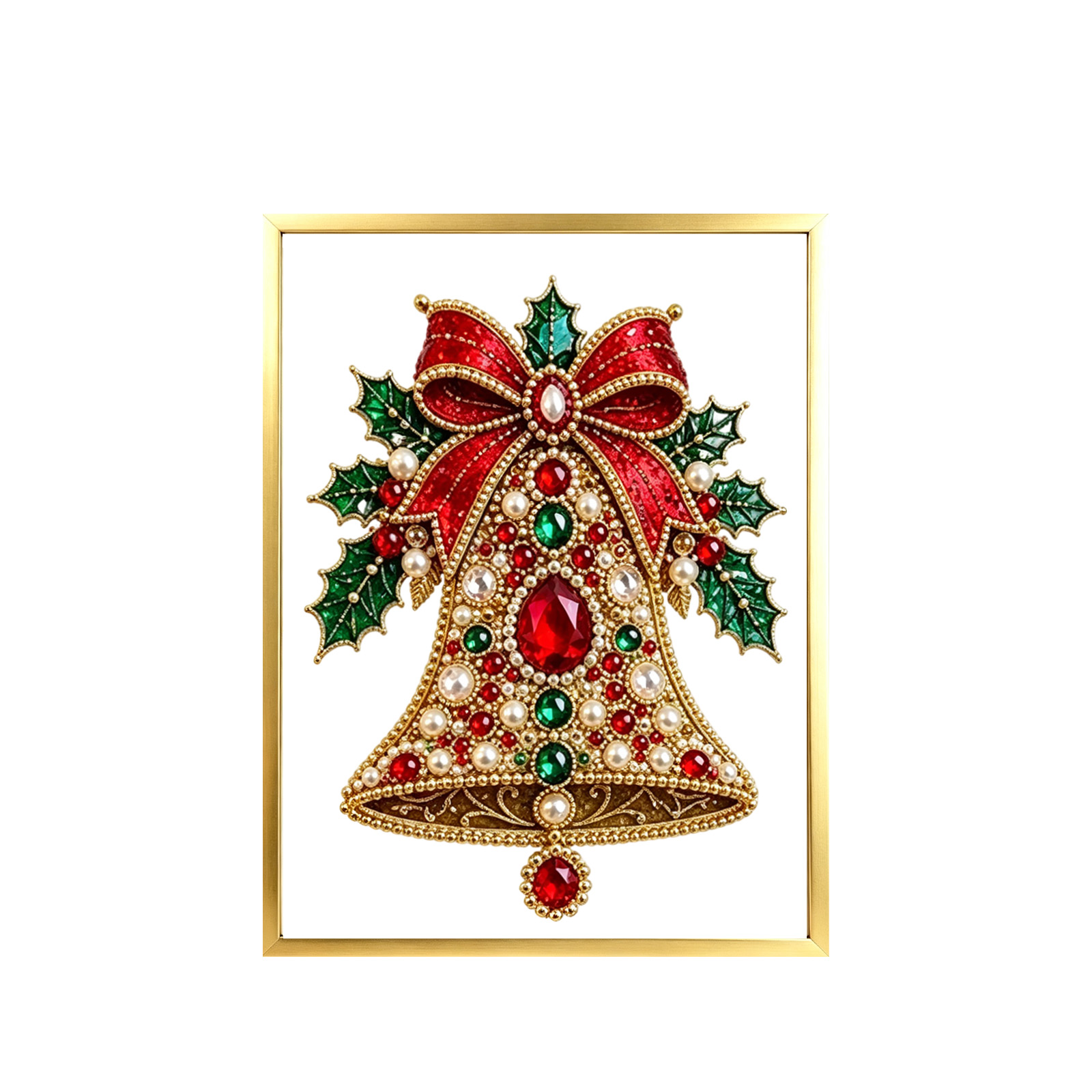 Art And Craft Xmas Tree - ชุดงานฝีมือเพชร DIY สำหรับคริสต์มาส สำหรับผู้ใหญ่และเด็ก ภาพศิลปะคริสตัลเพชร ซานตา