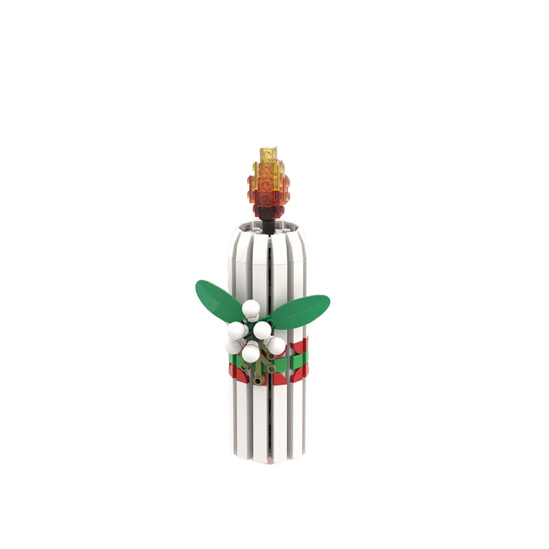 Art Craft Ideas For Christmas - 232 ชิ้น MOC Candle - ปฏิทินนับถอยหลังวันคริสต์มาส
