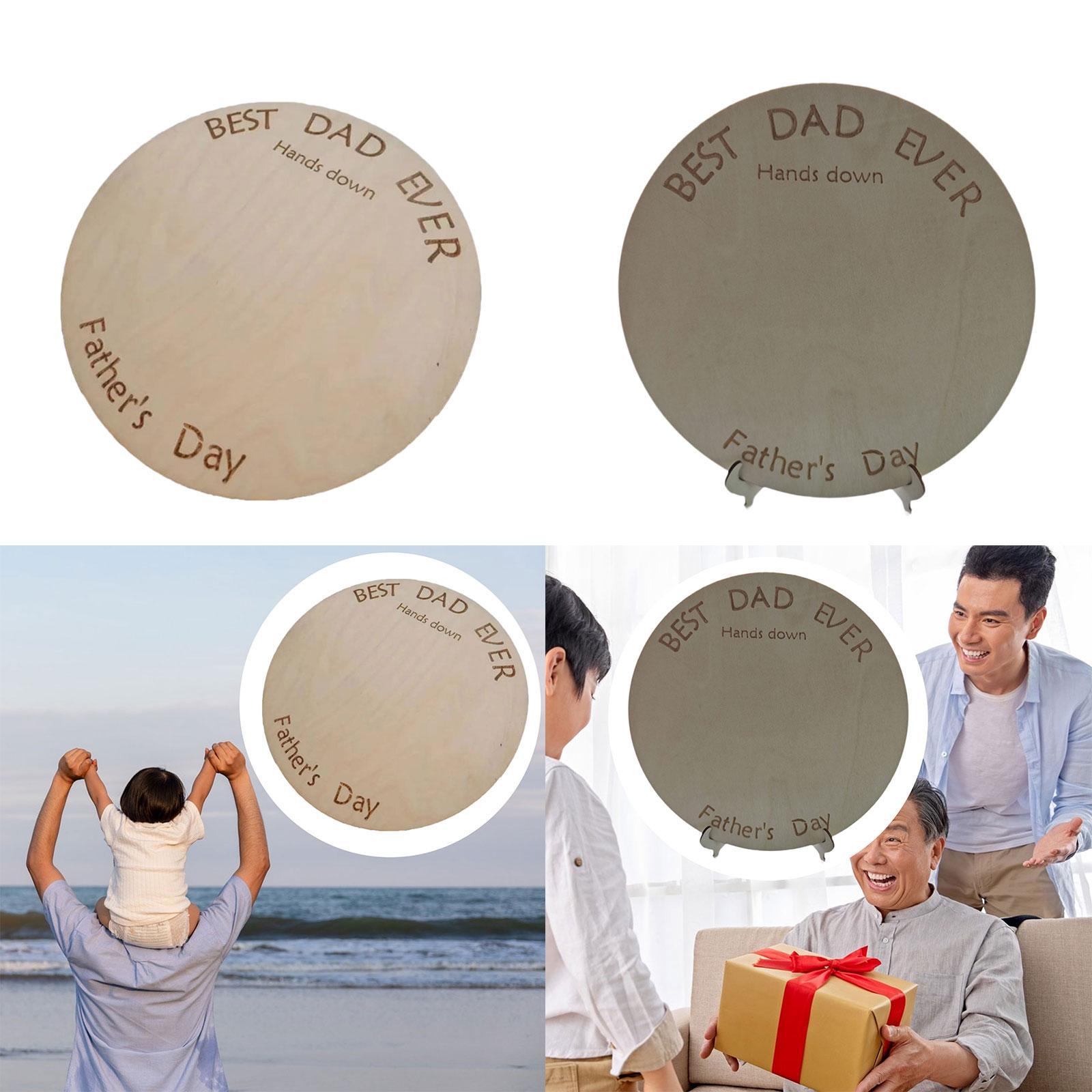 Art And Craft For Father'S Day - ป้ายไม้ประดับลายมือ DIY งานฝีมือศิลปะ ของขวัญวันพ่อ ป้ายตกแต่ง