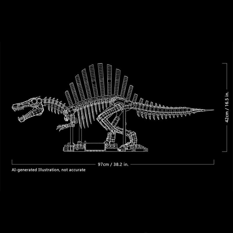 2246 ชิ้น โมเดลไดโนเสาร์สปิโนซ - Art Craft Dinosaurs บทวิจารณ์และราคา