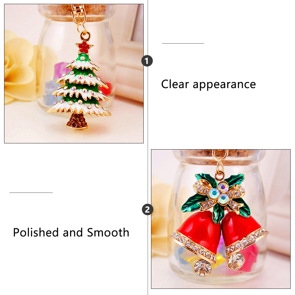 พวงกุญแจต้นคริสต์มาส 2 ชิ้น รู - Art And Craft Xmas Tree บทวิจารณ์และราคา