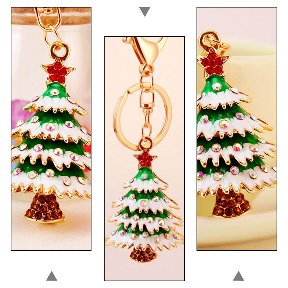 พวงกุญแจต้นคริสต์มาส 2 ชิ้น รู - Art And Craft Xmas Tree บทวิจารณ์และราคา