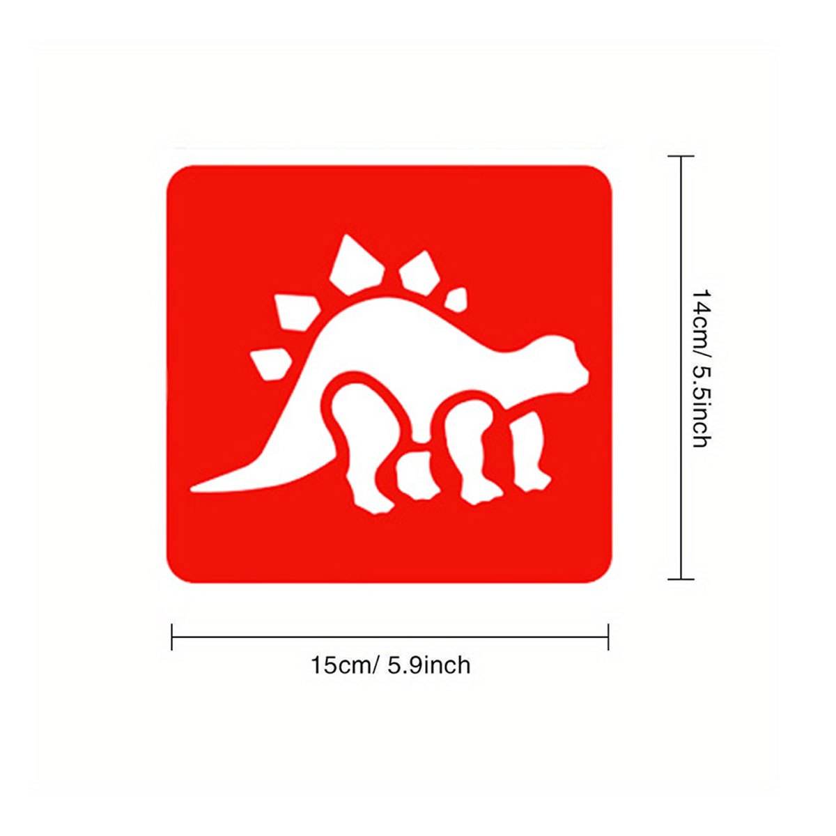6 ชิ้น ลายฉลุวาดภาพไดโนเสาร์พร - Art Craft Dinosaurs บทวิจารณ์และราคา