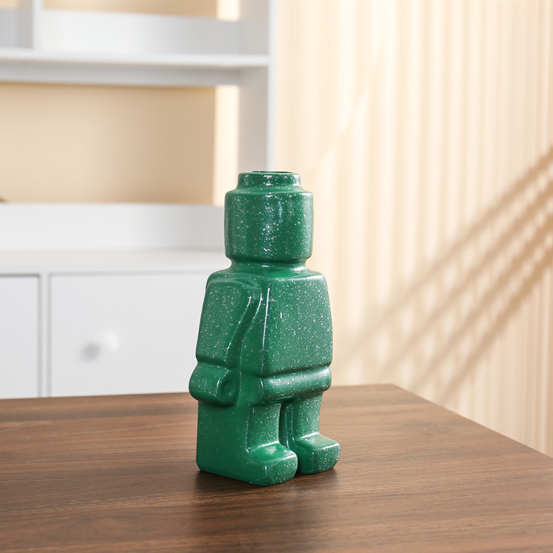 แจกันดอกไม้แห้งหุ่นยนต์ขนาดเล็ - Art Craft Robot บทวิจารณ์และราคา