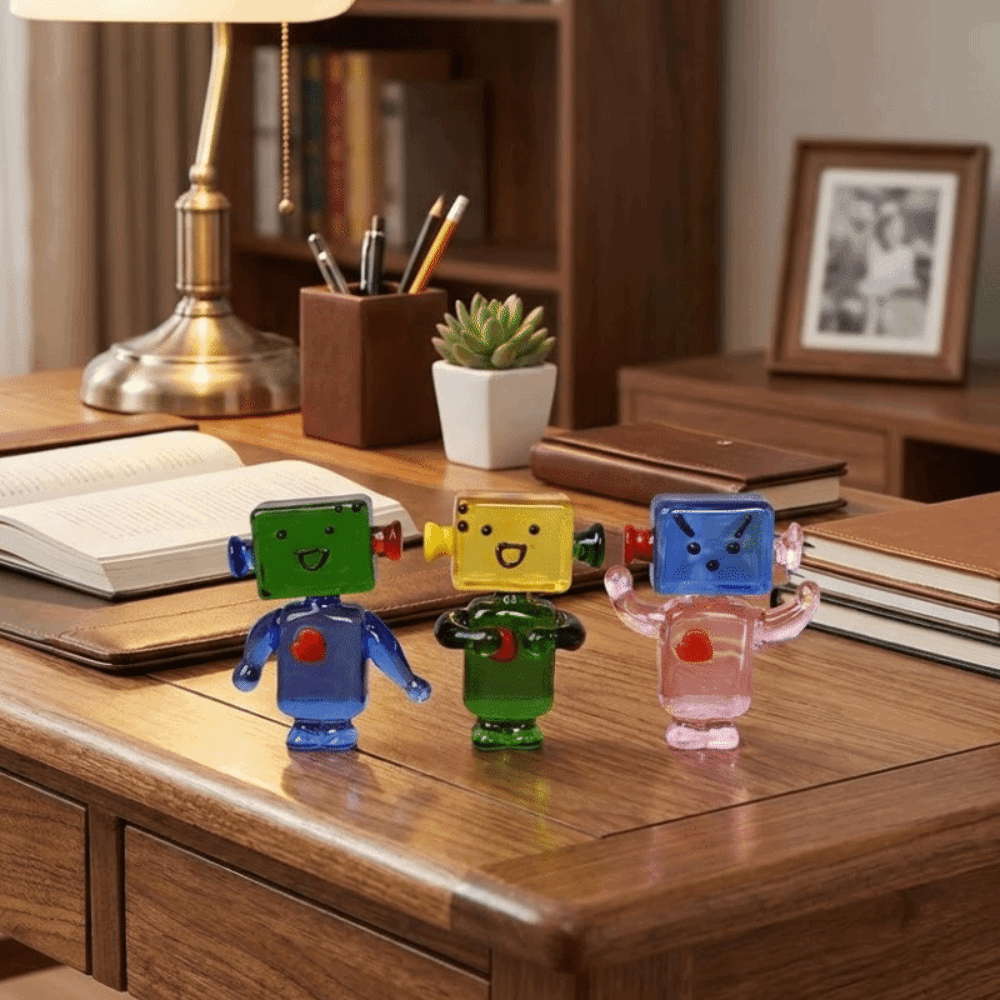 ของตกแต่งหุ่นยนต์หน้าตาน่ารักส - Art Craft Robot บทวิจารณ์และราคา