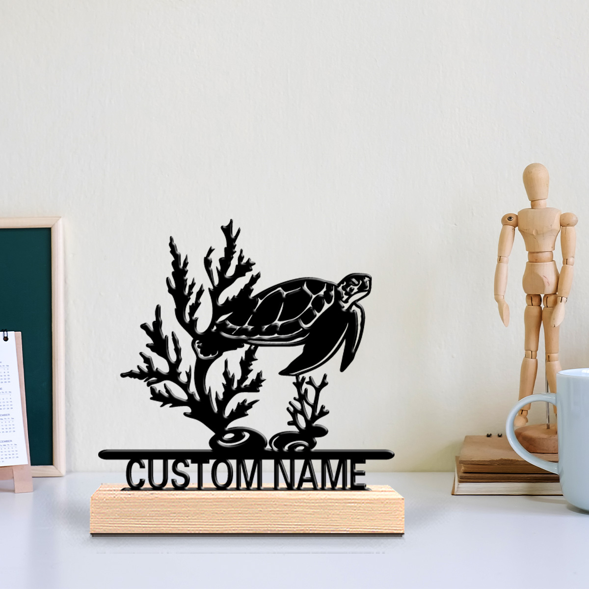 รูปปั้นเต่าทะเลนามธรรม 1 ชิ้น  - Art Craft Home บทวิจารณ์และราคา