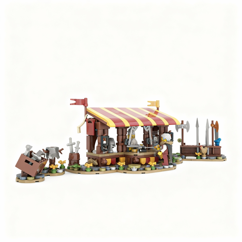 367 ชิ้น โมเดลปราสาท MOC Armor - Art Craft Ideas For Christmas บทวิจารณ์และราคา