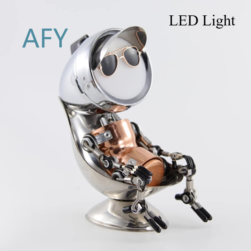 โคมไฟบรรยากาศหุ่นยนต์เมทัลพังก - Art Craft Robot บทวิจารณ์และราคา