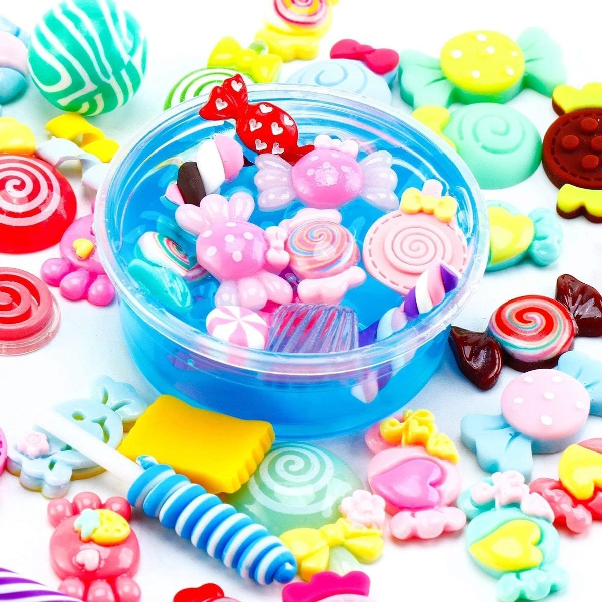 30pcs สุ่ม Candy Slime Charms  - Art Craft Items บทวิจารณ์และราคา
