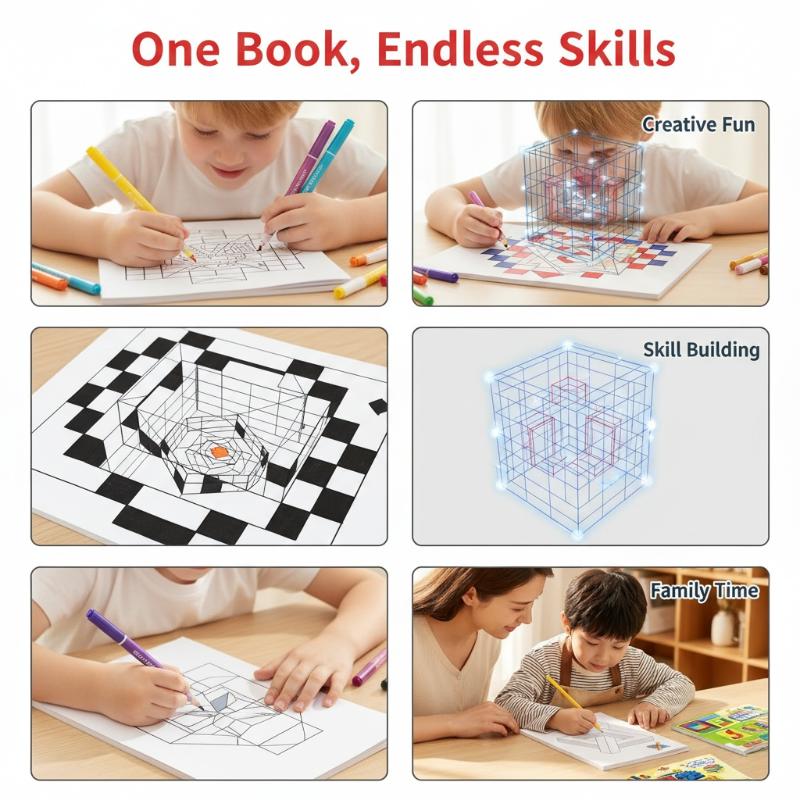 งานศิลปะสามมิติ 3D สเตอริโอสโค - Art Craft Kindergarten บทวิจารณ์และราคา