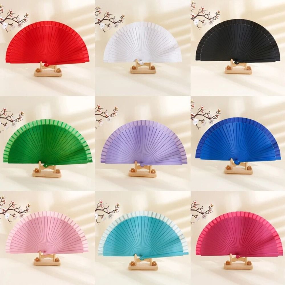 พัดลมเรียบง่ายสไตล์สเปนสีทึบทั - Art Craft Simple บทวิจารณ์และราคา