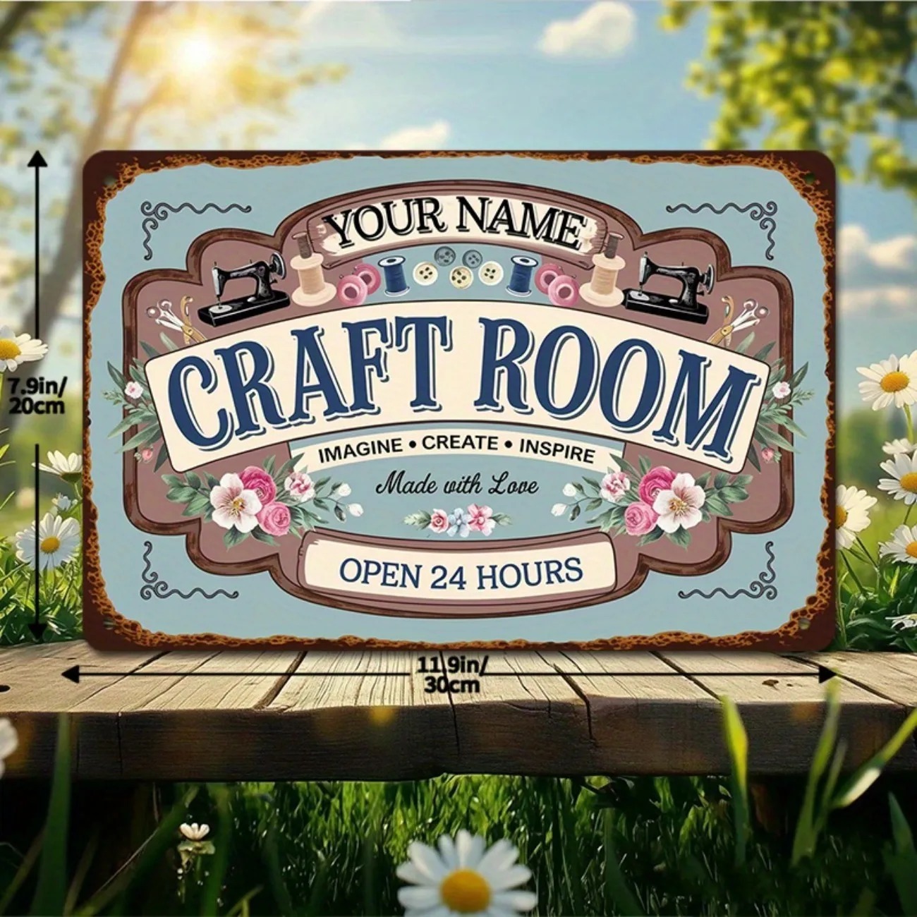 ป้ายห้องงานฝีมือโลหะแบบกำหนดเอ - Art Craft Home บทวิจารณ์และราคา