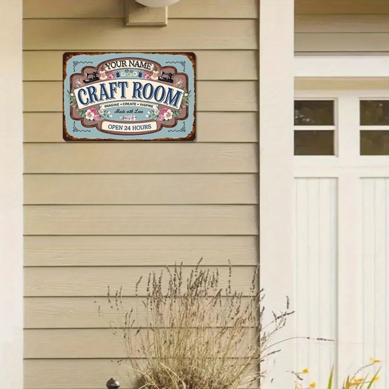 ป้ายห้องงานฝีมือโลหะแบบกำหนดเอ - Art Craft Home บทวิจารณ์และราคา