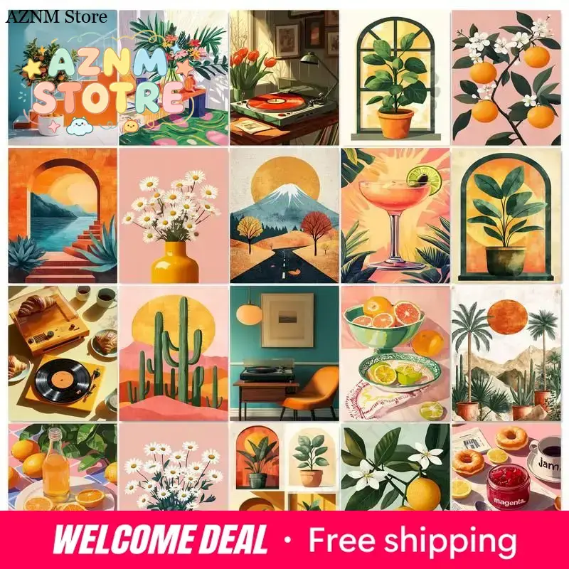GATYZTORY ชุดระบายสีตามตัวเลข  - Art Craft Home บทวิจารณ์และราคา