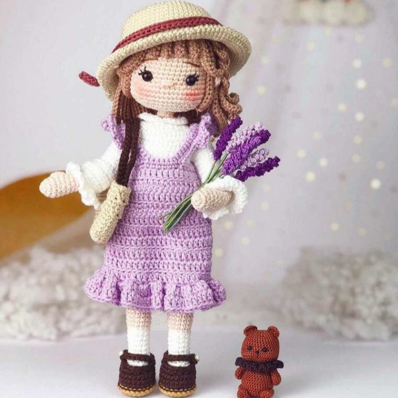 ชุดวัสดุสำหรับถักโครเชต์ตุ๊กตา - Art Craft Yarn บทวิจารณ์และราคา