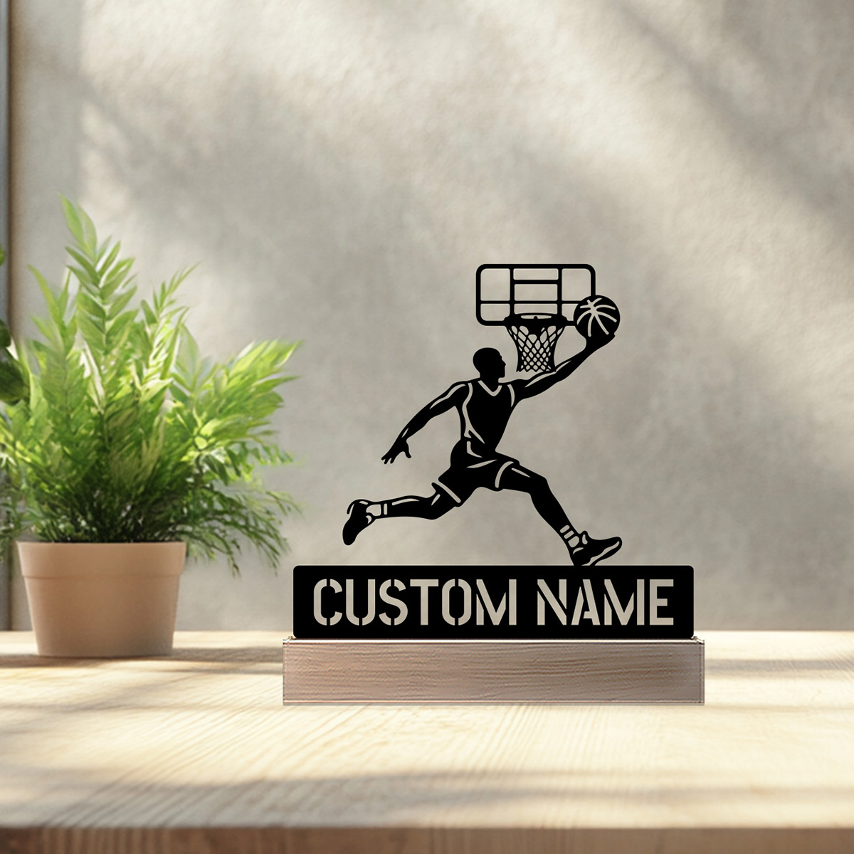 รูปปั้นบาสเกตบอลโลหะแบบเรียบง่ - Art Craft Simple บทวิจารณ์และราคา