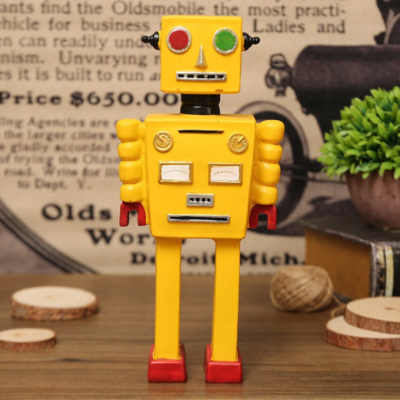 หุ่นยนต์การ์ตูน ของตกแต่ง งานฝ - Art Craft Robot บทวิจารณ์และราคา