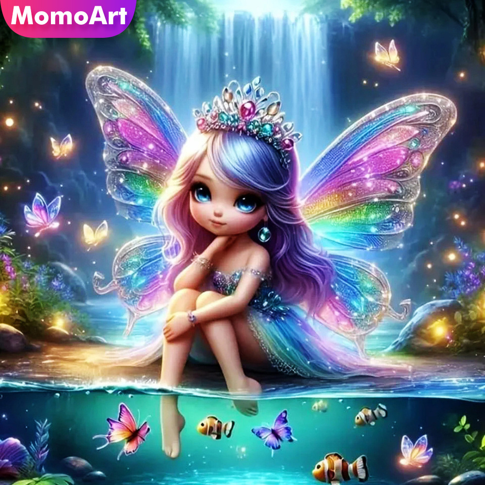 Momoart สาวเพชรโมเสคภาพใหม่ 20 - Art Craft Butterfly บทวิจารณ์และราคา