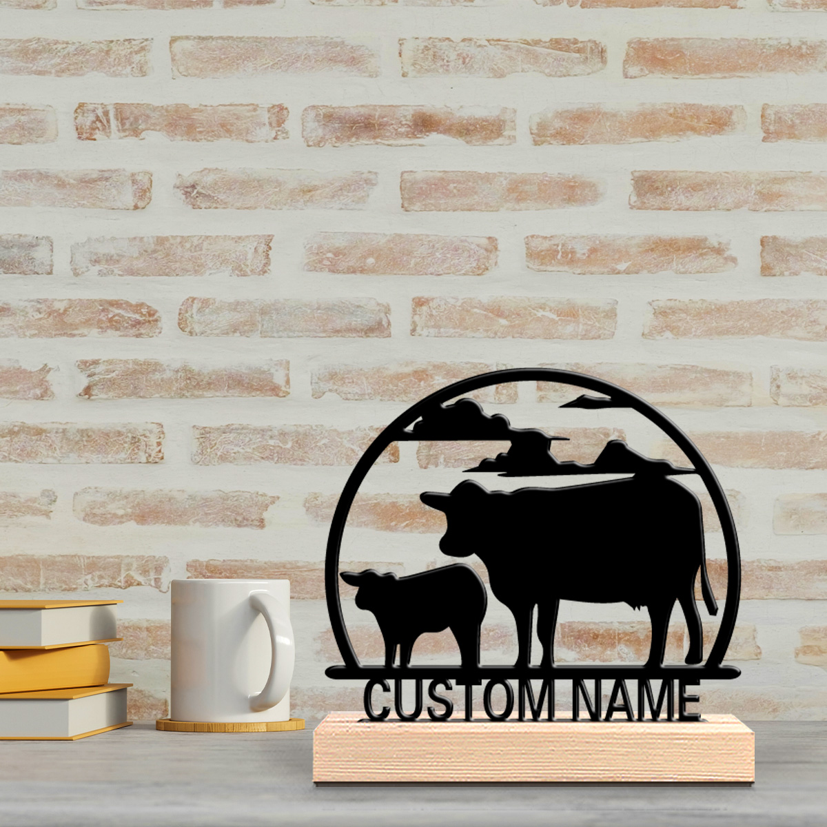 รูปปั้นโลหะรูปวัวแฟชั่น 1 ชิ้น - Art Craft Home บทวิจารณ์และราคา