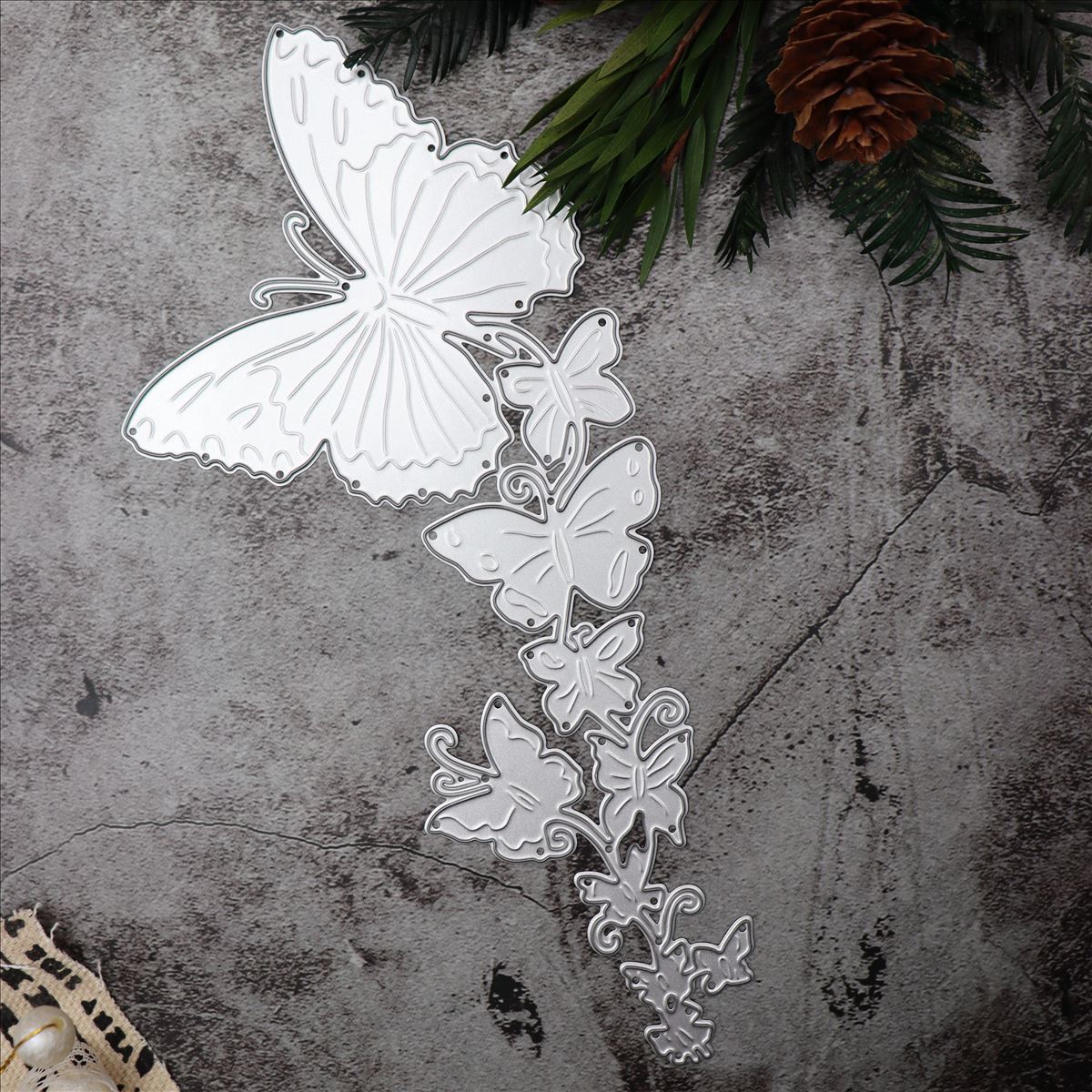 ผีเสื้อScrapbookingตัดDiesลายน - Stencil Cutting Plotter บทวิจารณ์และราคา