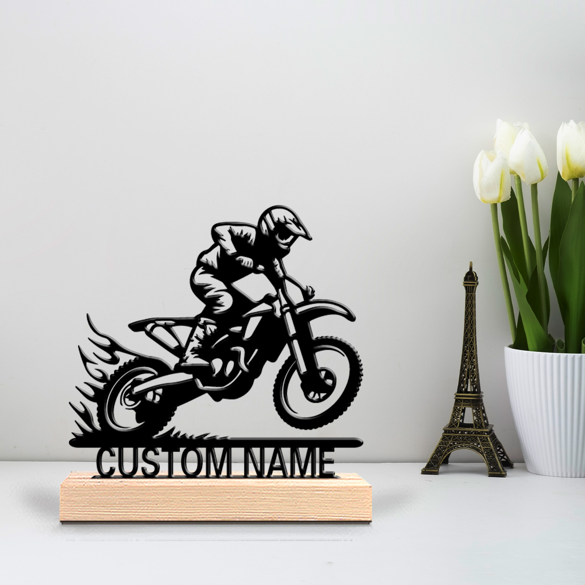 รูปปั้นโลหะรูปนักขี่มอเตอร์ไซค - Art Craft Simple บทวิจารณ์และราคา