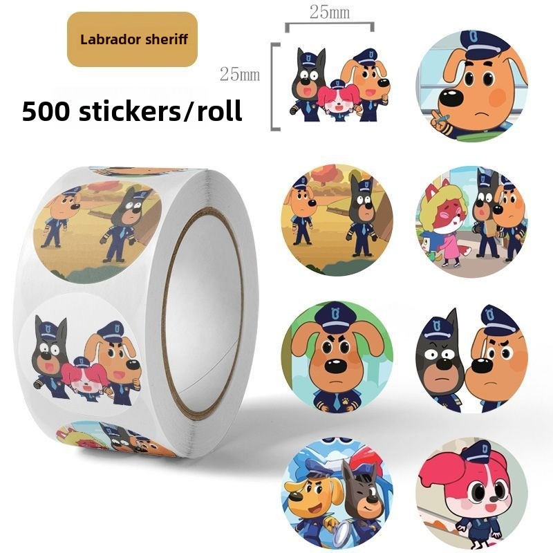 สติกเกอร์ตัวละครเชอร์ริฟส์ ลาบ - Artwork Craft บทวิจารณ์และราคา