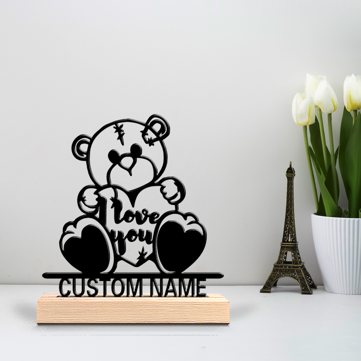 ของตกแต่งโลหะรูปปั้นรูปหัวใจ 1 - Art Craft Love บทวิจารณ์และราคา