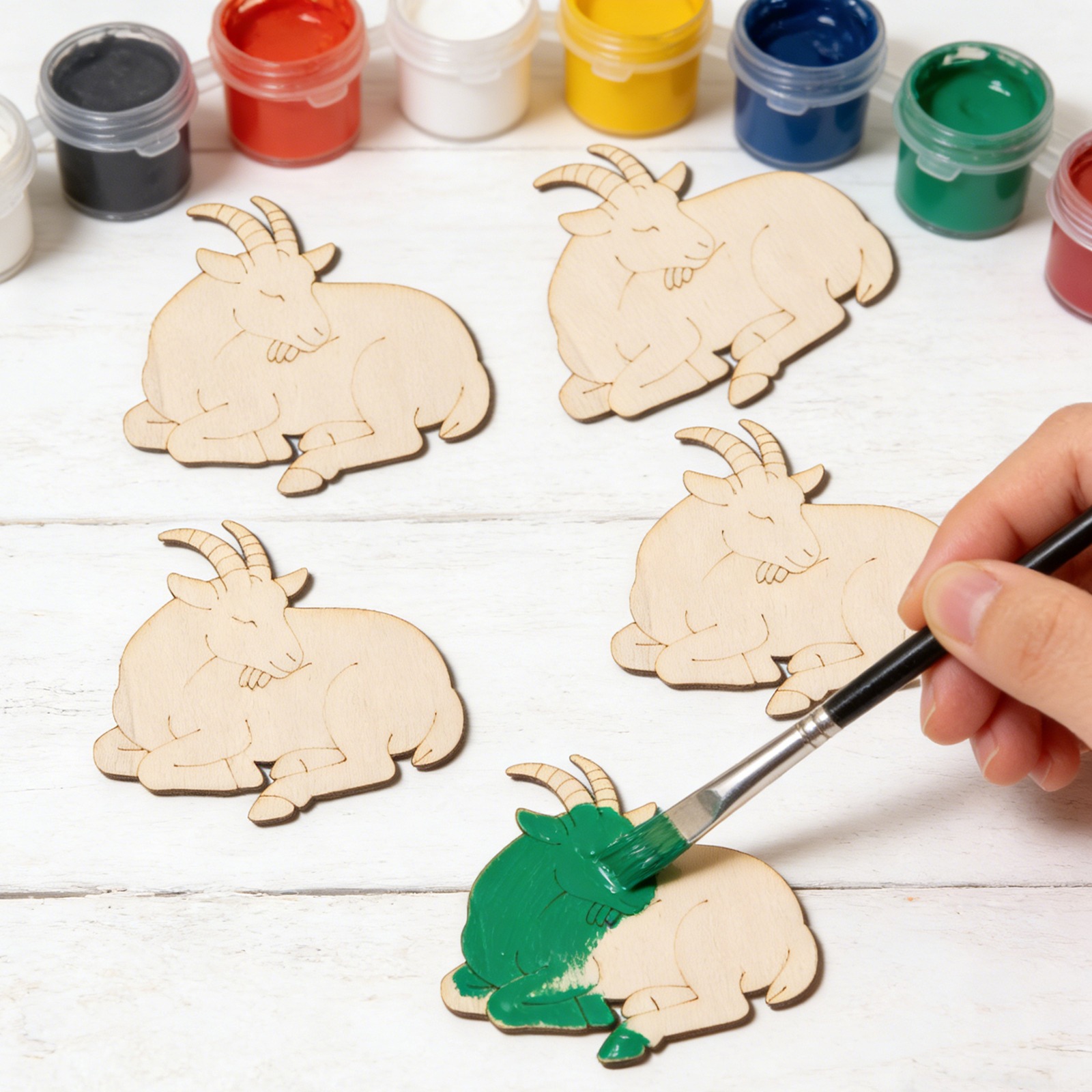 ชุดงานฝีมือไม้แกะสลักรูปแกะ 10 - Art Craft Home บทวิจารณ์และราคา