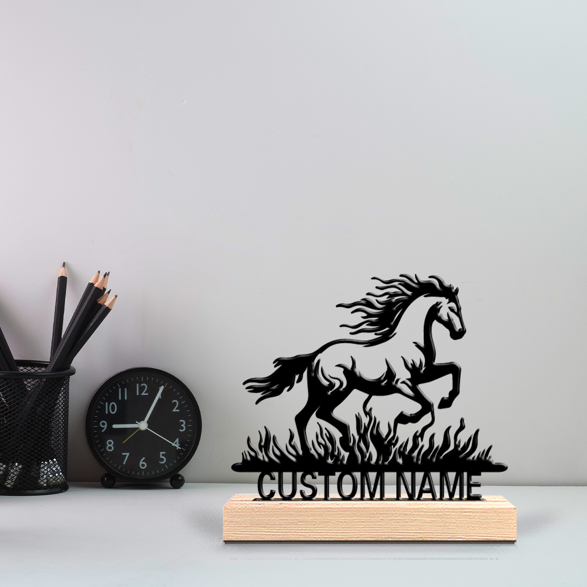 รูปปั้นม้าโลหะแบบเรียบง่าย 1 ช - Art Craft Simple บทวิจารณ์และราคา