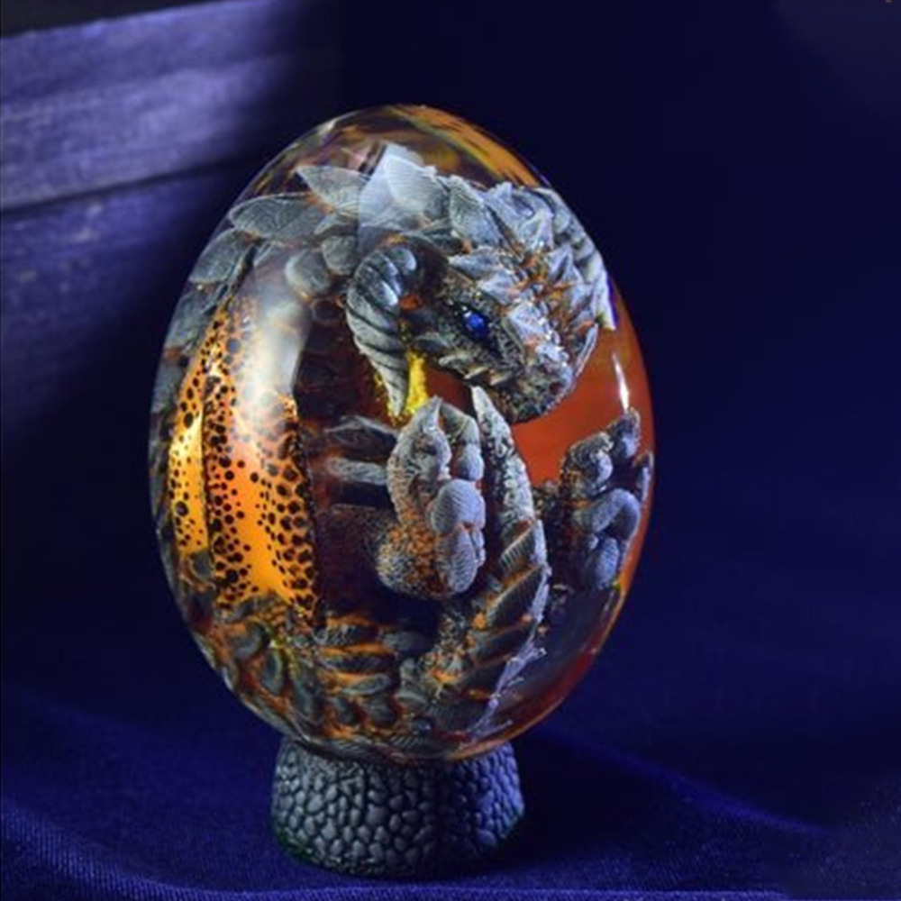 ของประดับรูปปั้นไข่มังกรลาวาคอ - Art Craft Dinosaurs บทวิจารณ์และราคา