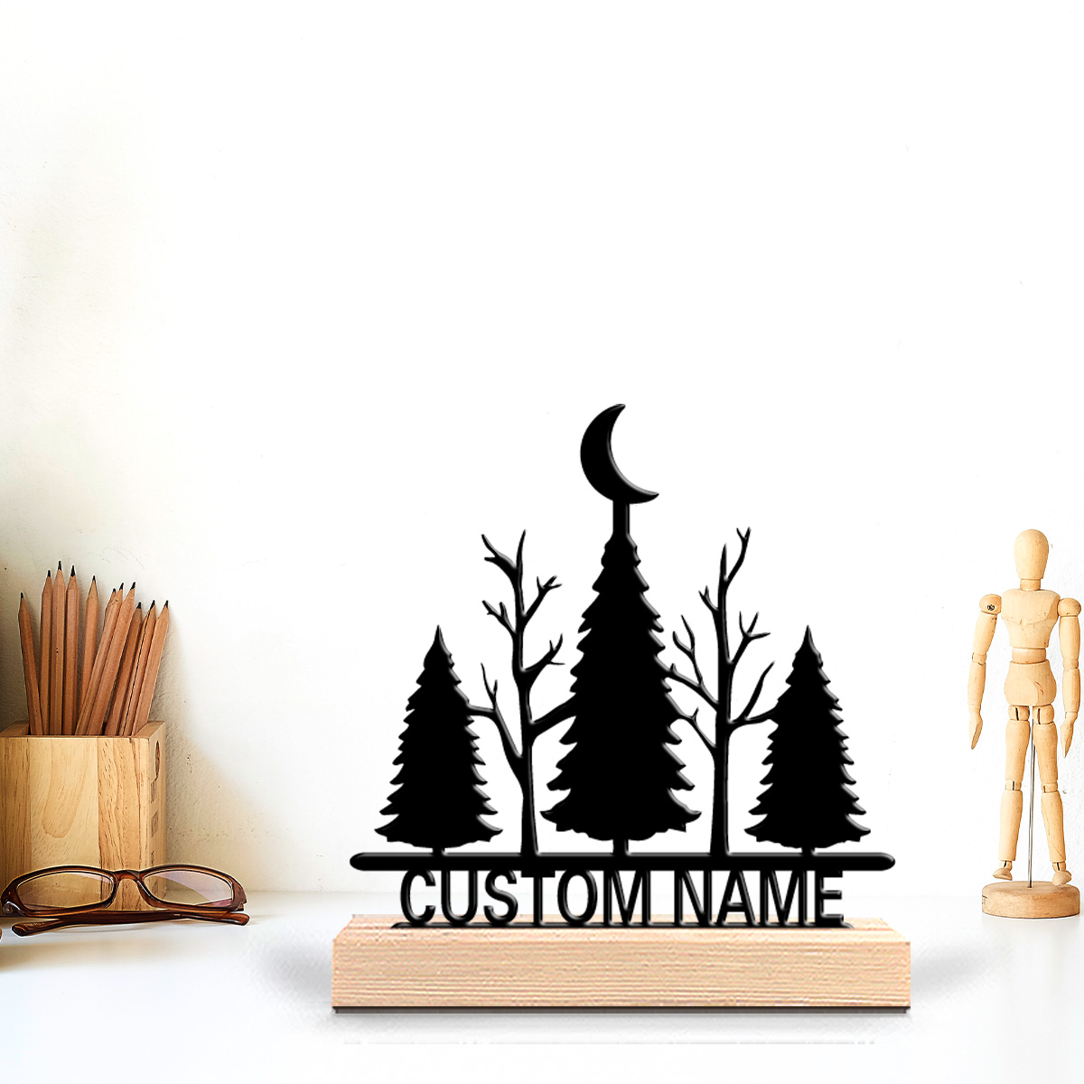1 ชิ้น รูปปั้นโลหะต้นไม้พระจัน - Art Craft Home บทวิจารณ์และราคา