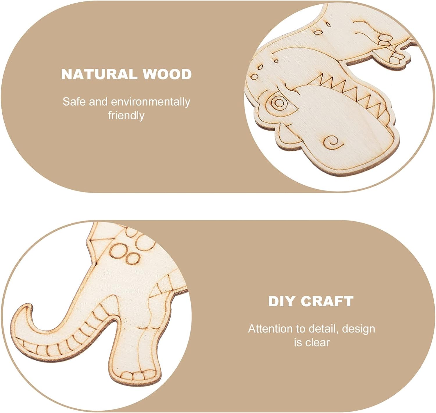 ชุดงานฝีมือไดโนเสาร์ไม้แบบยังไ - Art Craft Dinosaurs บทวิจารณ์และราคา