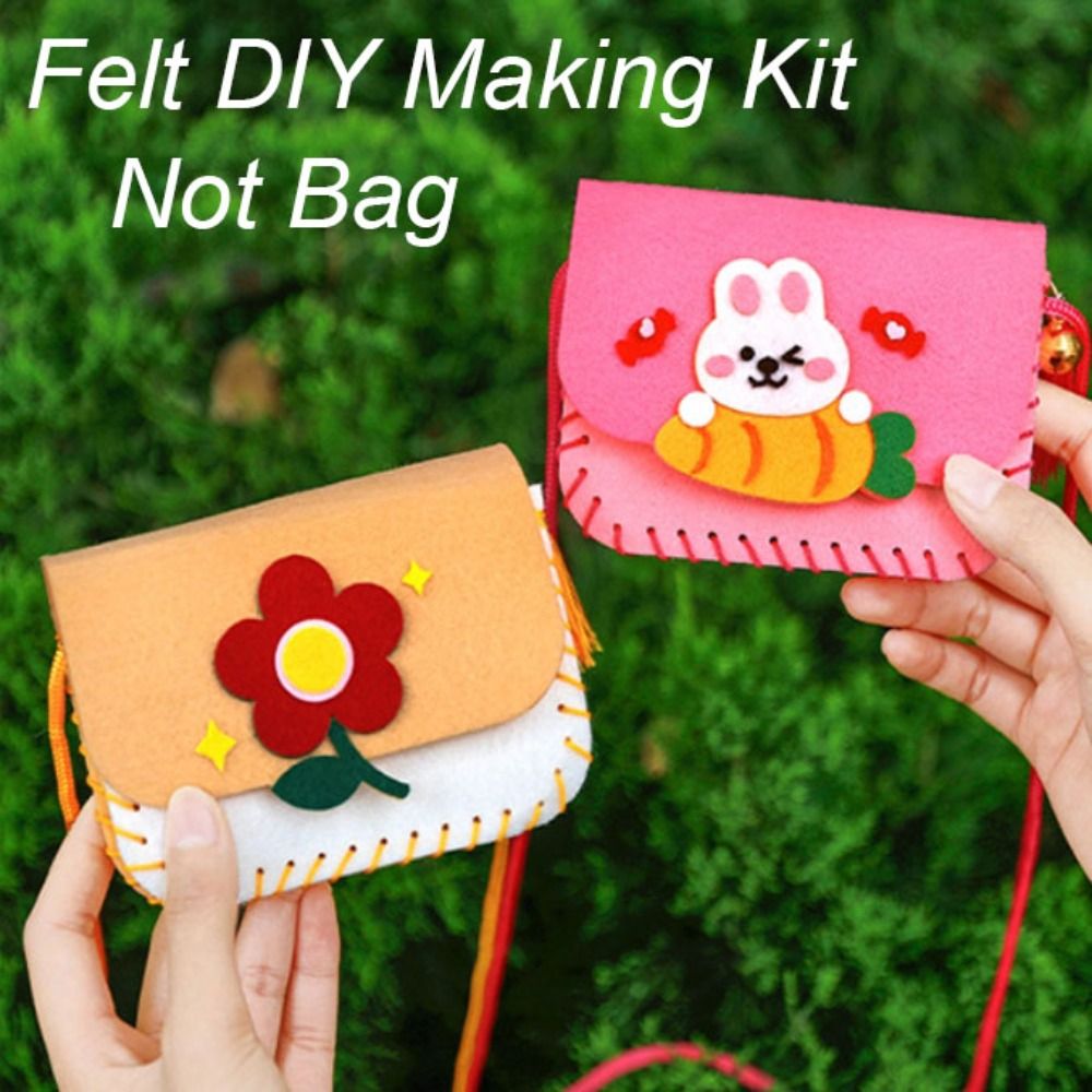 น่ารัก Felt Felt กระเป๋าทําชุด - Art Craft Kindergarten บทวิจารณ์และราคา