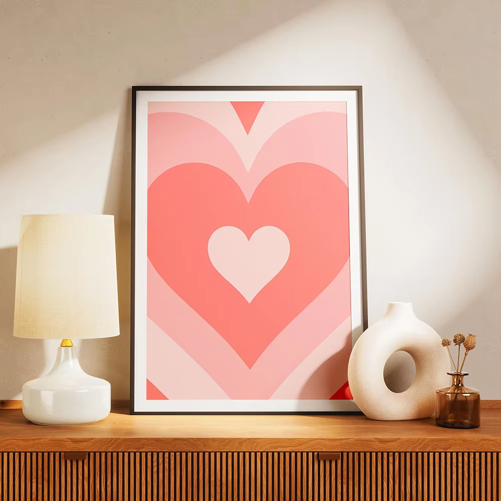 โปสเตอร์พิมพ์ลายทันสมัย เรียบง - Art Craft Love บทวิจารณ์และราคา